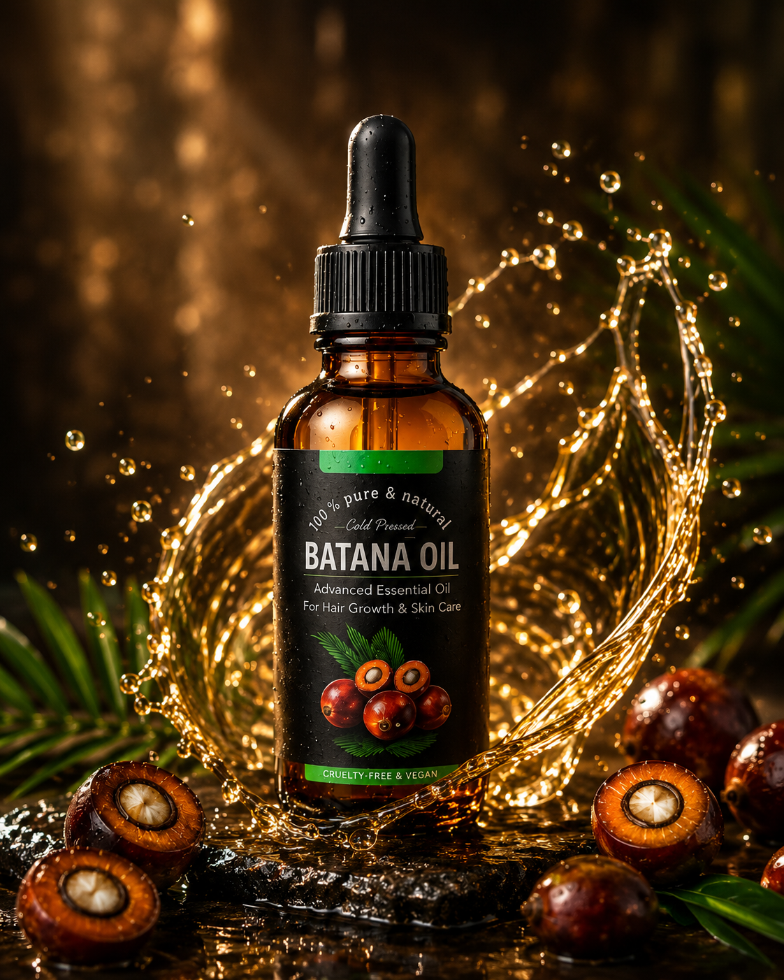 Batana Oil — Aceite Esencial para Crecimiento del Cabello y Cuidado de la Piel