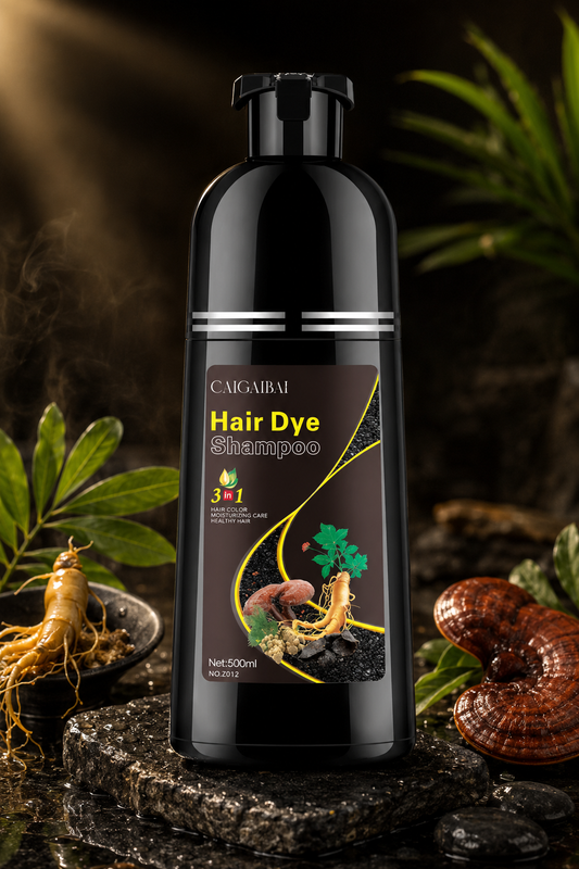 Shampoo Tinte 3 en 1 CAIGAIBAI — Colorea y Cuida tu Cabello